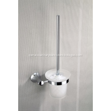 Toilet Brush With Wall Holder Chrome Set